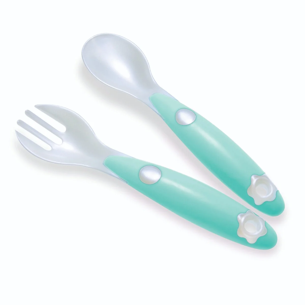 Set tacamuri furculita si lingura Verde, 1 bucata, PUR