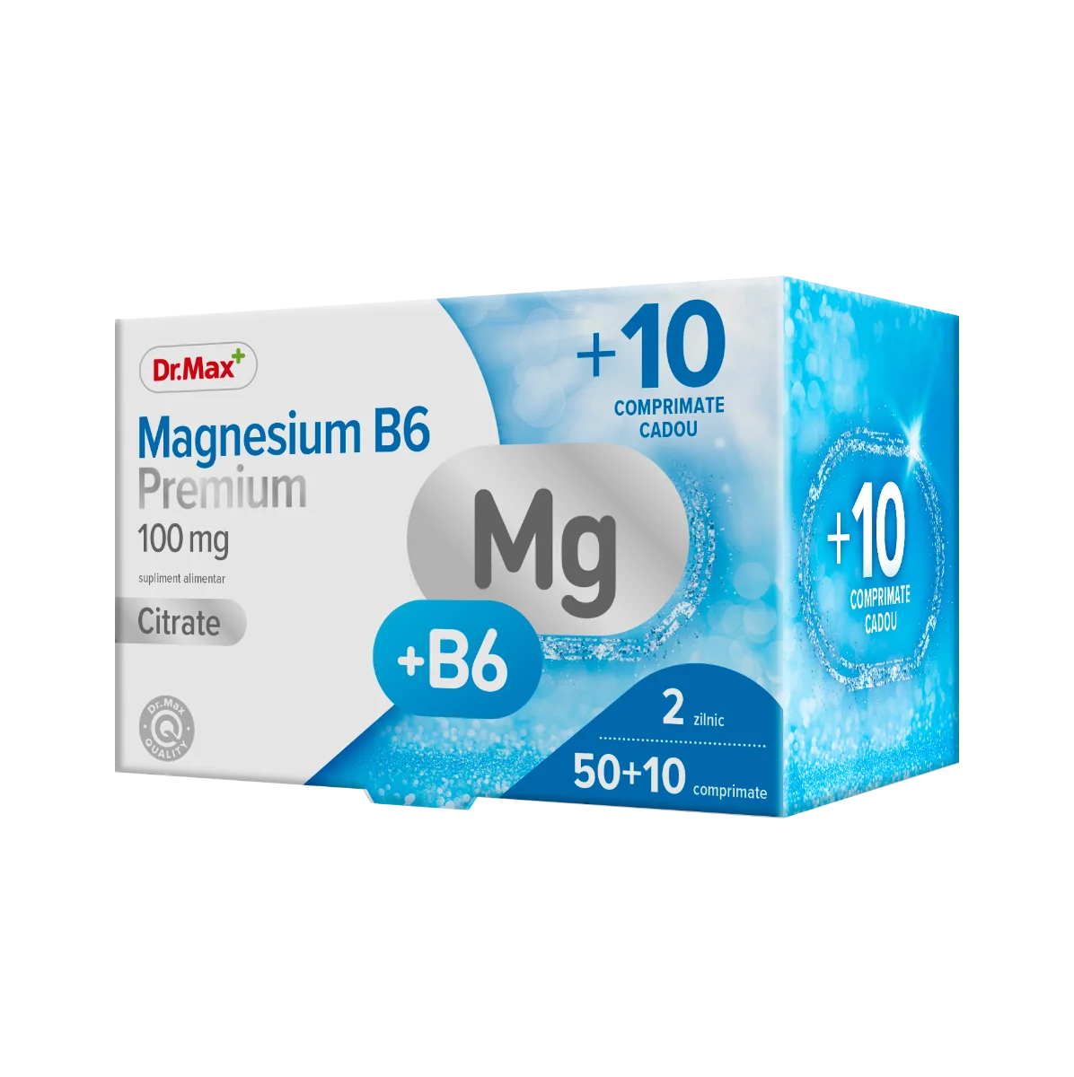 Dr.Max Magnesium B6 Premium, 50+10 comprimate