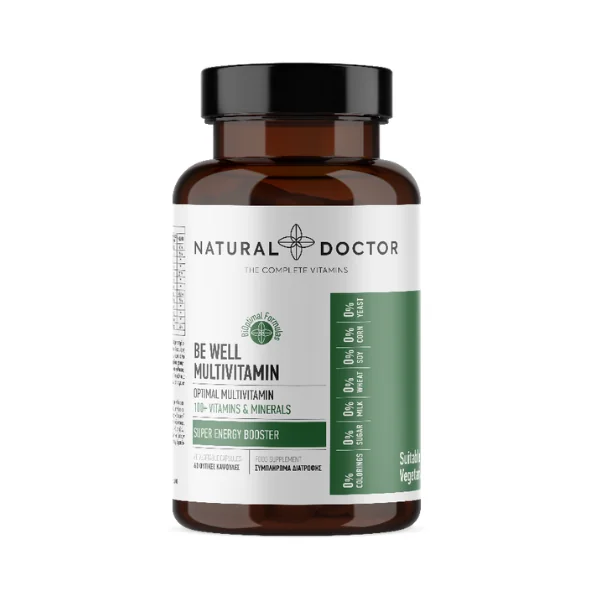 Amplificator de energie Be Well Multivitamin, 60 capsule, Natural Doctor