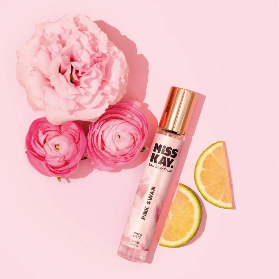 Apa de parfum pentru femei Pink Swan, 25ml, Miss Kay