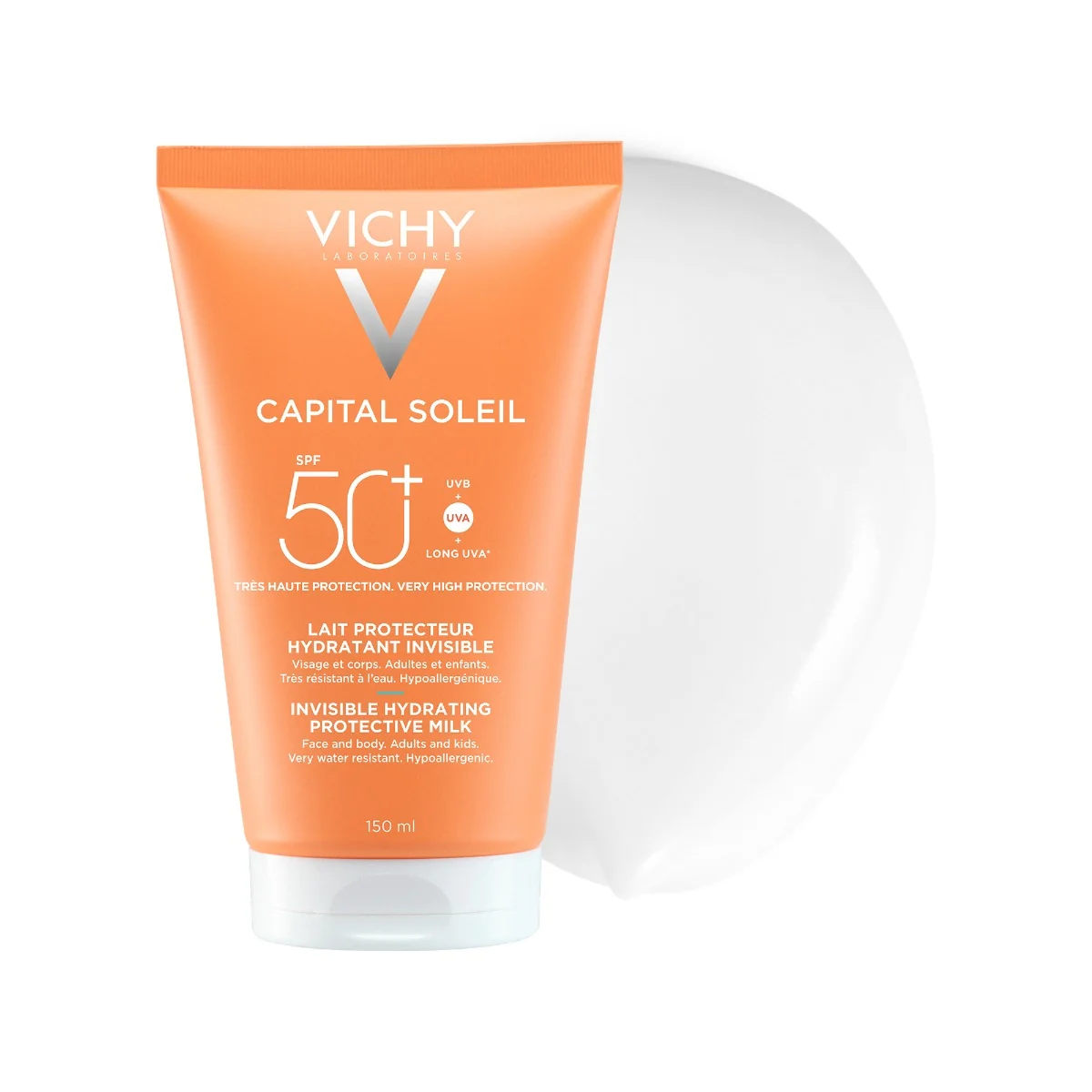 Lotiune protectoare hidratanta SPF50+ Capital Soleil, 150ml, Vichy