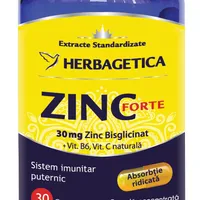 Zinc Forte, 30 capsule, Herbagetica