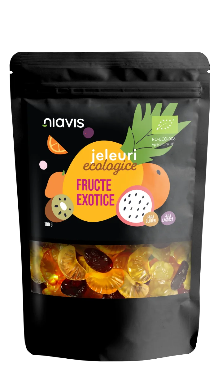 Jeleuri ecologice "Fructe Exotice", 100g, Niavis