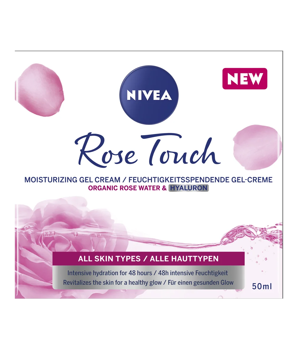 Crema-gel cu apa de trandafiri, 50ml, Nivea 