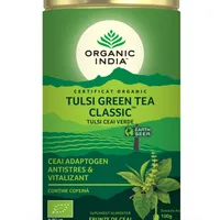 Tulsi Ceai Verde, 100g, Organic India