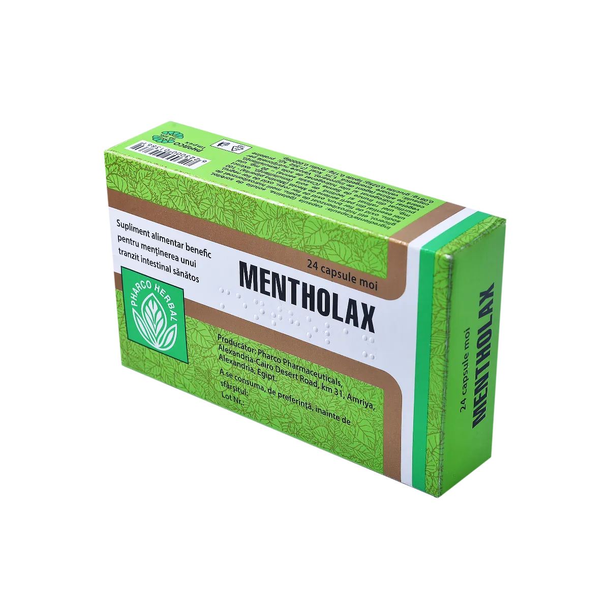 Mentholax, 24 capsule moi, Pharco