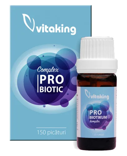 Complex Probiotic (10 tipuri de bacterii), 6ml, Vitaking