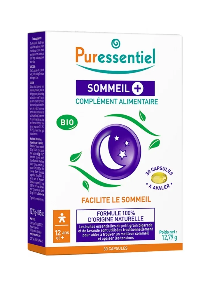 Rest and Relax -  Supliment  Bio alimentar organic,  30 capsule, Puressentiel