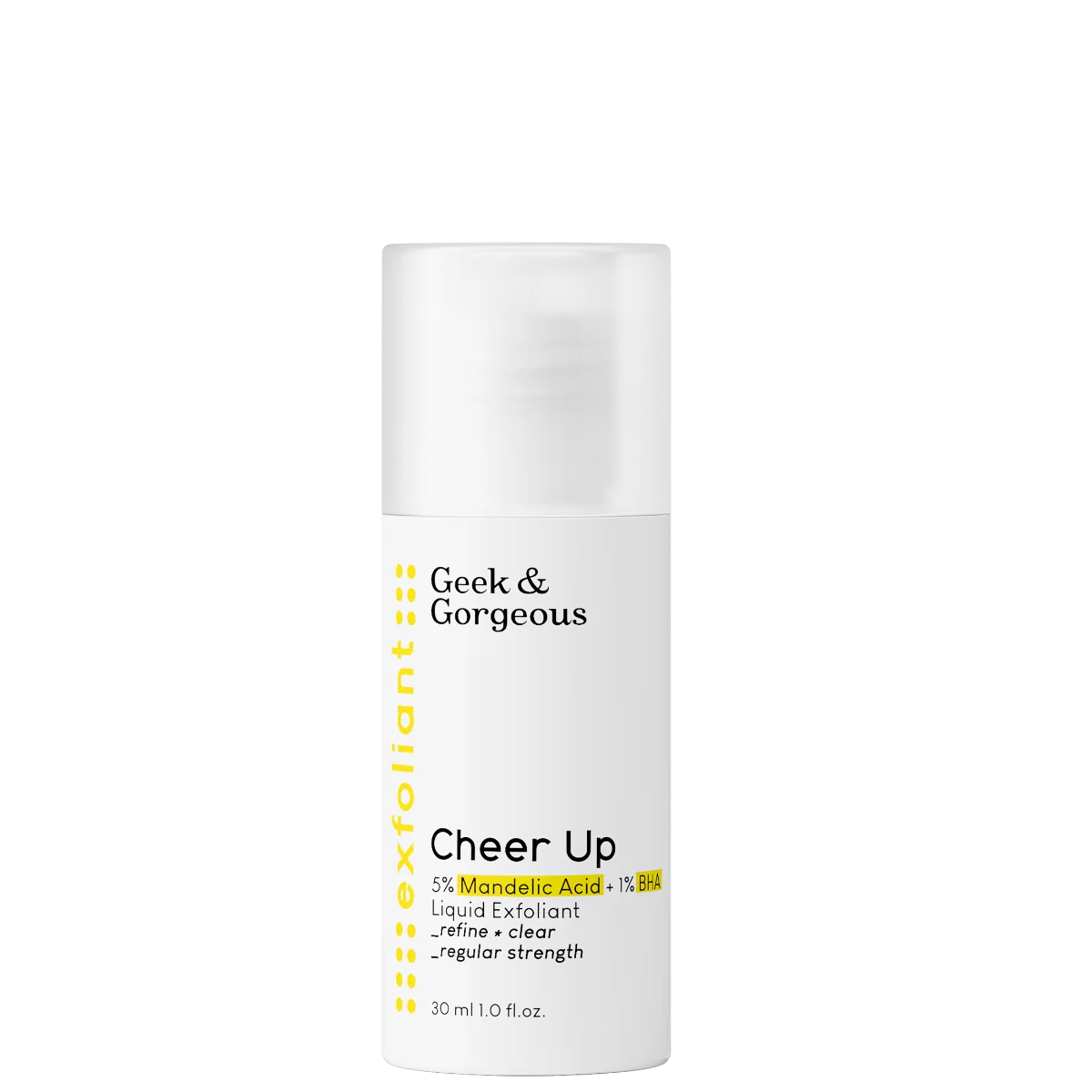 Lotiune exfolianta 6% acid mandelic BHA Cheer Up, 30ml, Geek&Gorgeous
