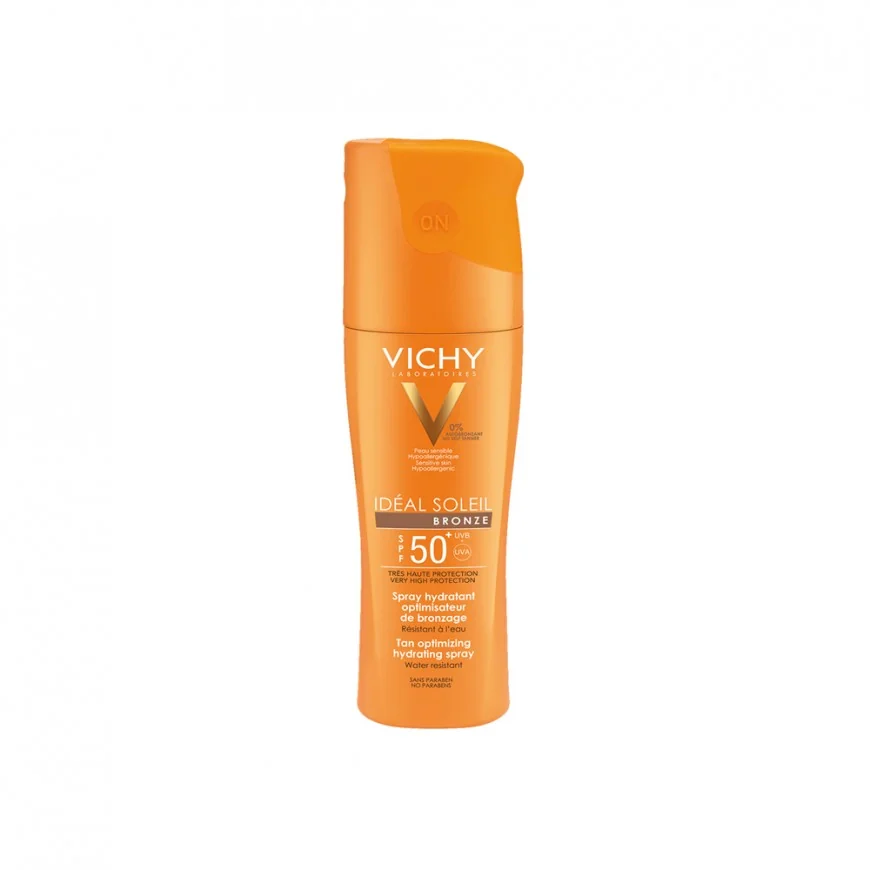 Spray hidratant intensificator al bronzului Ideal Soleil, SPF50+, 200ml, Vichy
