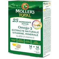 Mollers Total, 14 capsule + 14 comprimate, Moller's