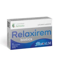 Relaxirem Biotics Bluecalm, 30 comprimate filmare, Laboratoarele Remedia