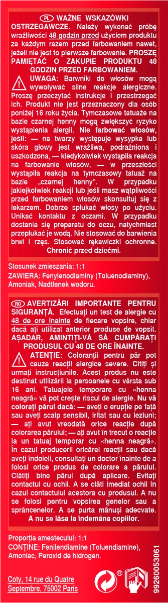Vopsea de par permanenta 55/46 Mahon, 110ml, Londa