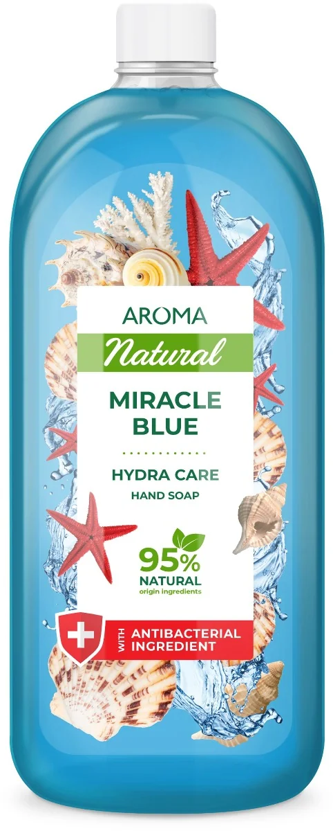Rezerva sapun lichid Miracle Blue, 900ml, Aroma