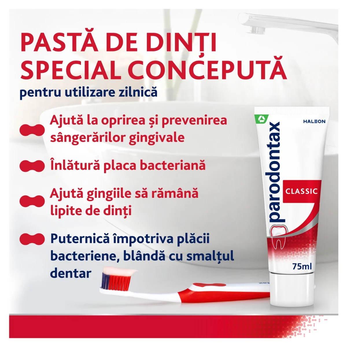 Pasta de dinti Classic, 75ml, Parodontax