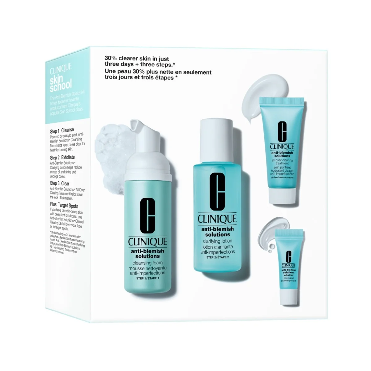 Set cadou antiacnee Anti-Blemish Solutions, Clinique