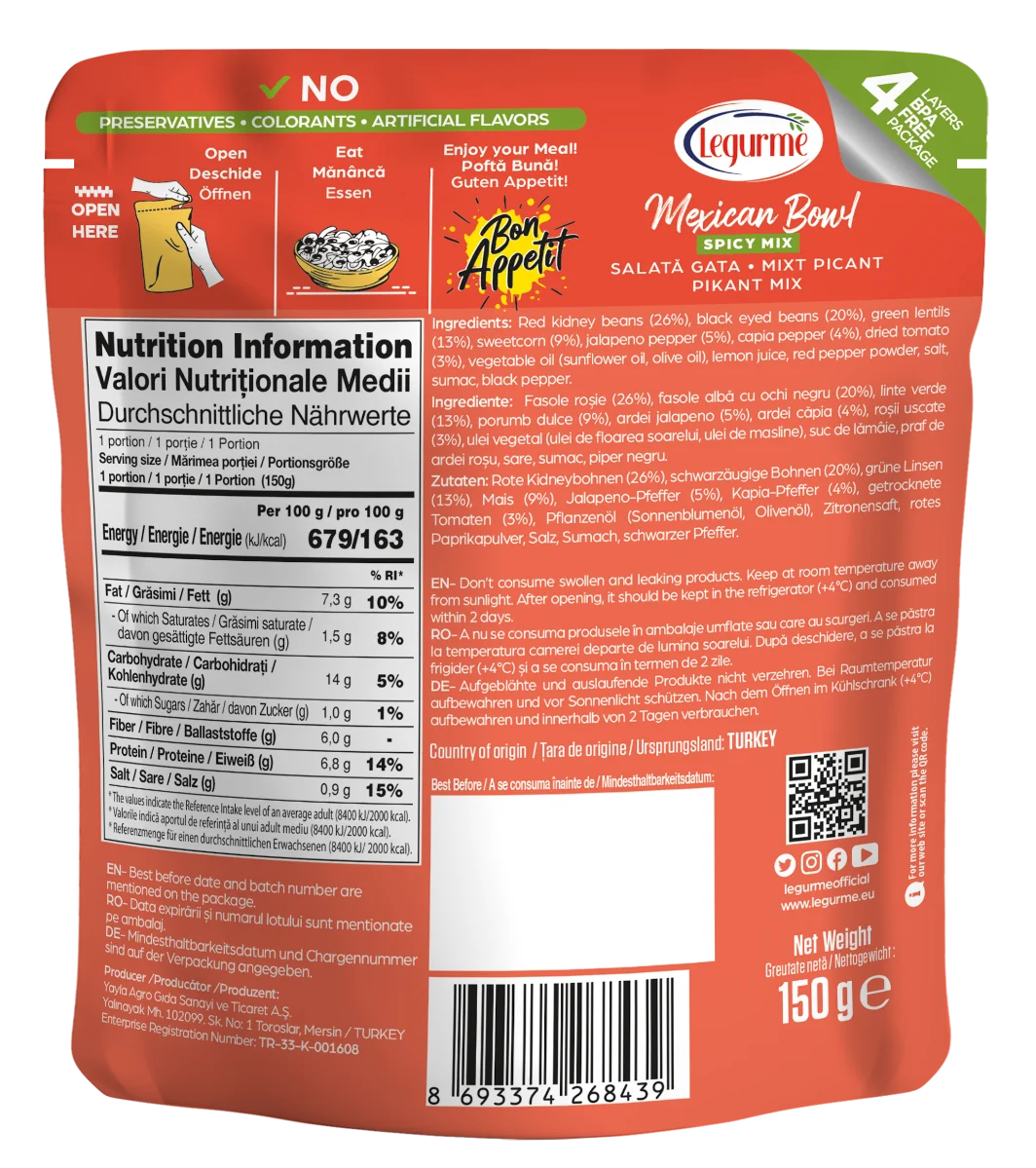 Salata Mix Picant, 150g, Legurme