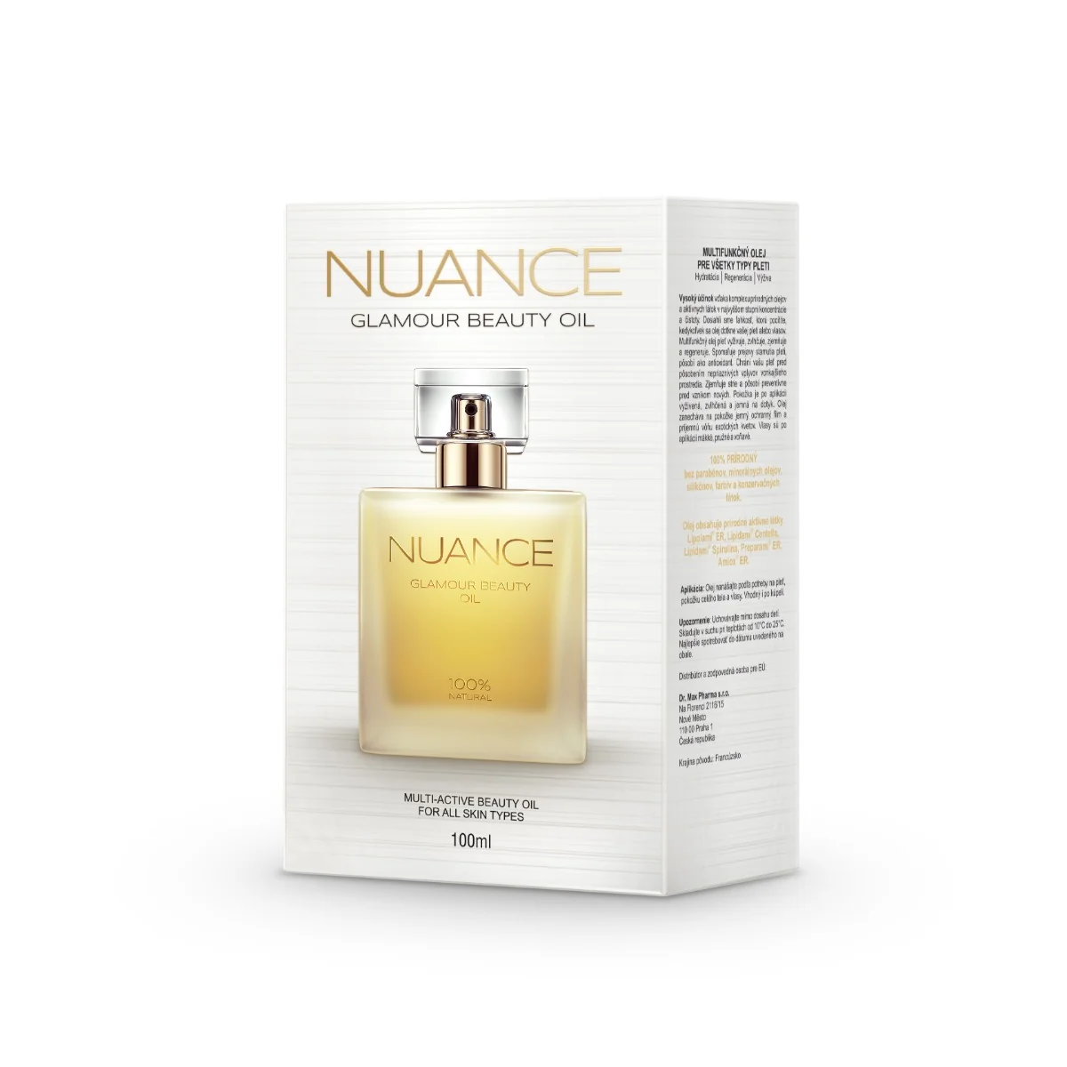 Ulei de corp Glamour Beauty, 100ml, Nuance