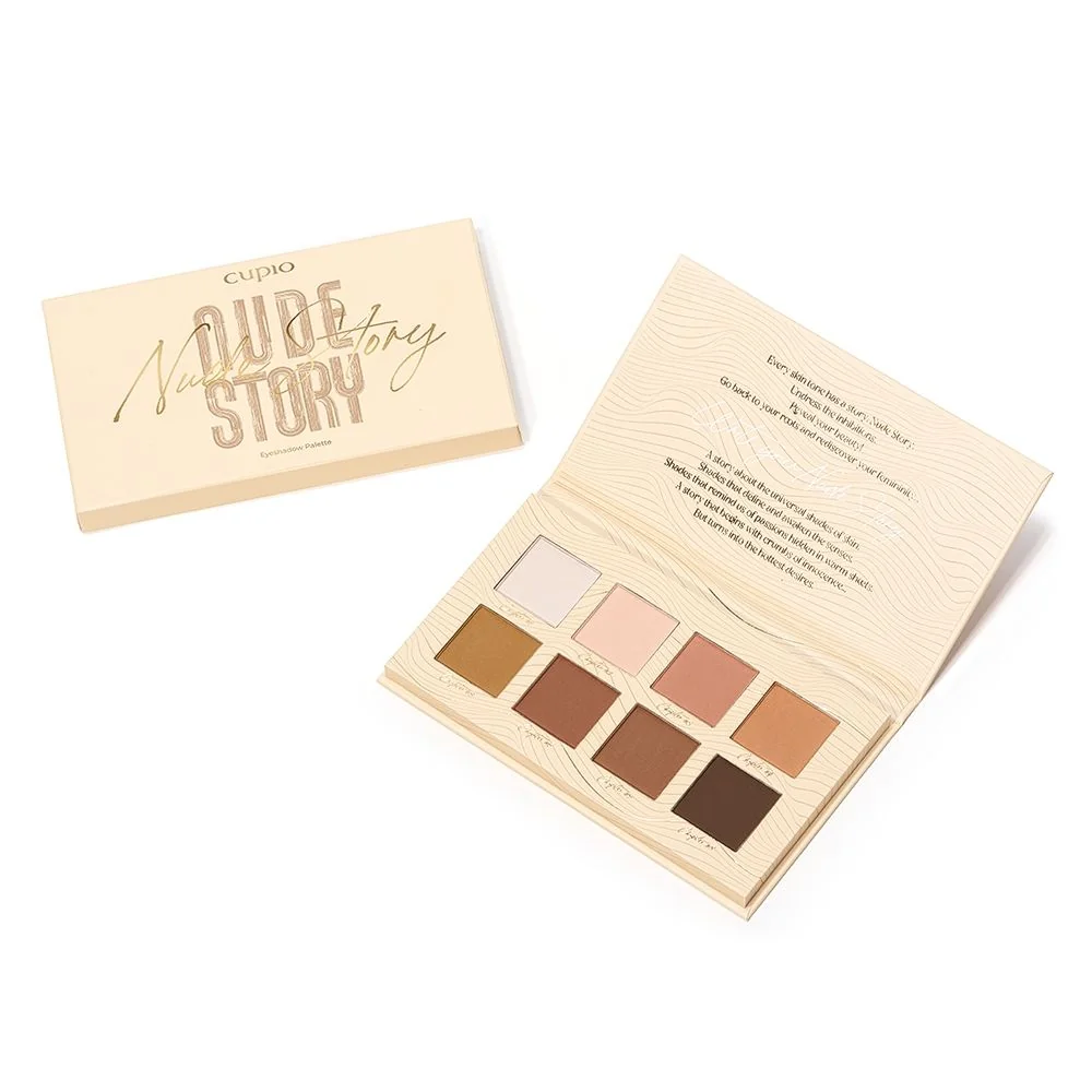 Paleta farduri de pleoape cu 8 nunate Nude Story, 1 bucata, Cupio