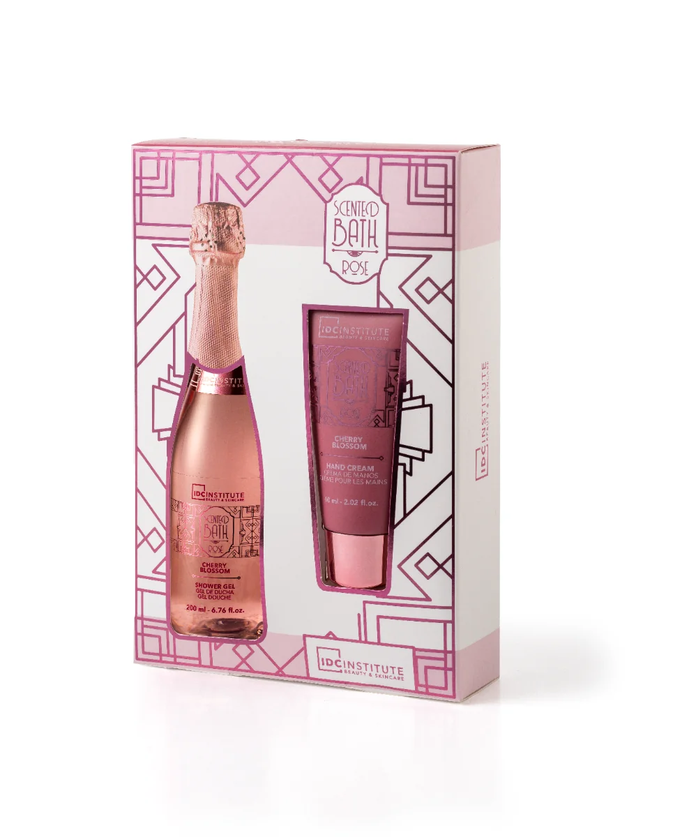 Set de baie Scented Rose Complete Care Duo, 2 piese, IDC Institute