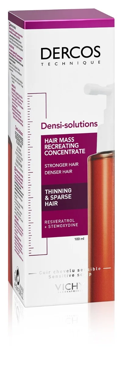 Tratament pentru parul slabit cu efect de densificare Densi-Solutions Dercos, 100ml, Vichy