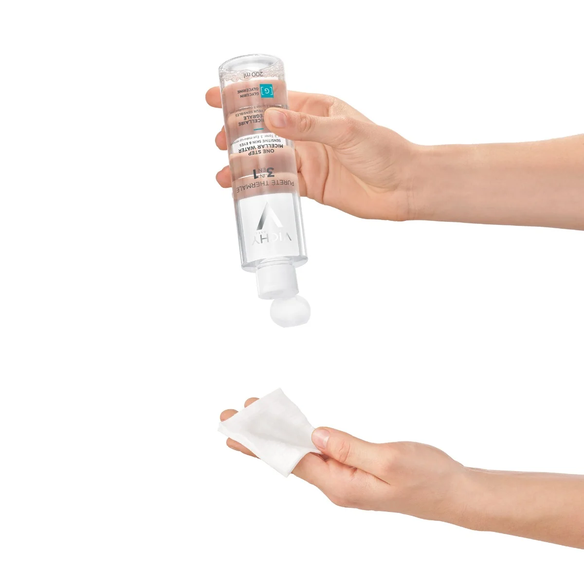 Solutie micelara de curatare si demachiere Purete Thermale pentru ten sensibil, 200ml, Vichy