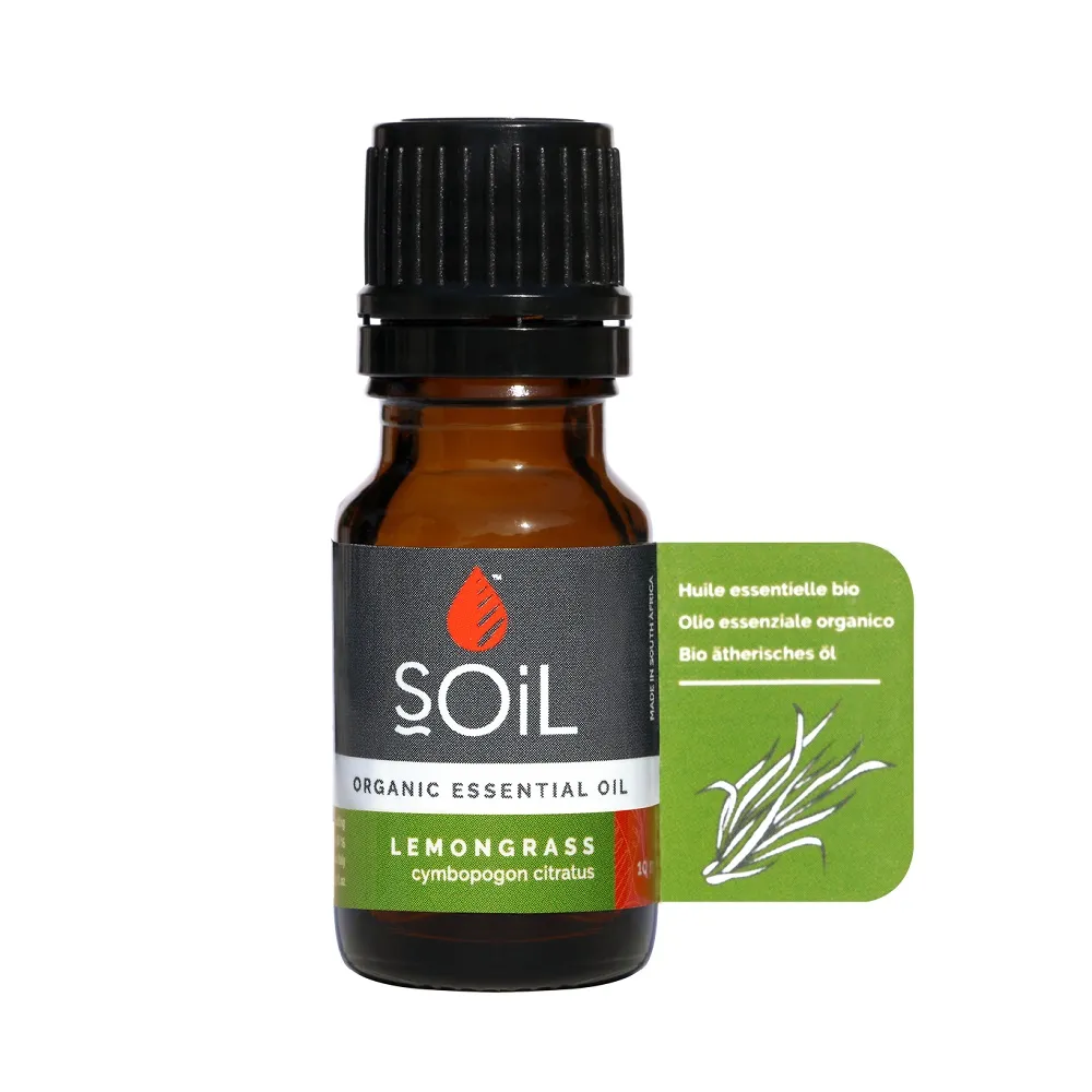 Ulei Esential Lemongrass Pur 100% Organic, 10ml, Soil