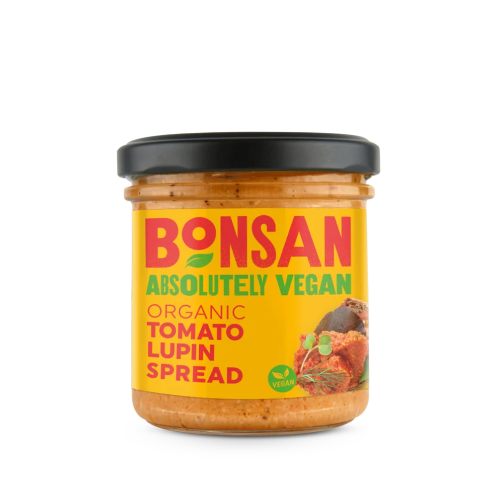 Crema tartinabila cu rosii si lupin, 140g, Bonsan