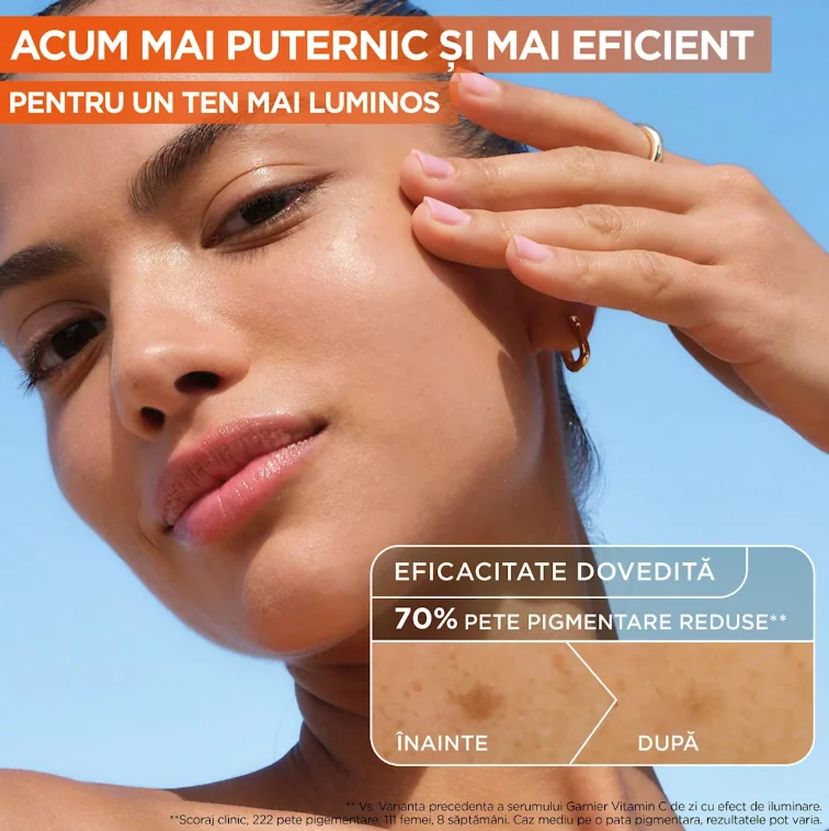 Serum cu Vitamina C si efect de stralucire Skin Naturals, 30ml, Garnier