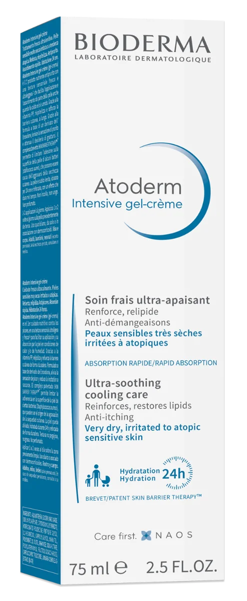 Gel-crema Atoderm Intensive, 75ml, Bioderma