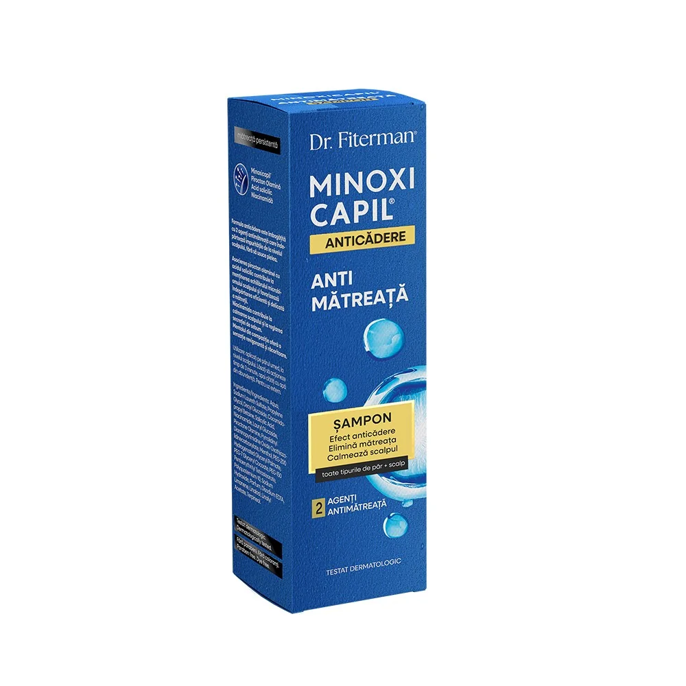 Sampon antimatreata Minoxicapil, 200ml, Doctor Fiterman
