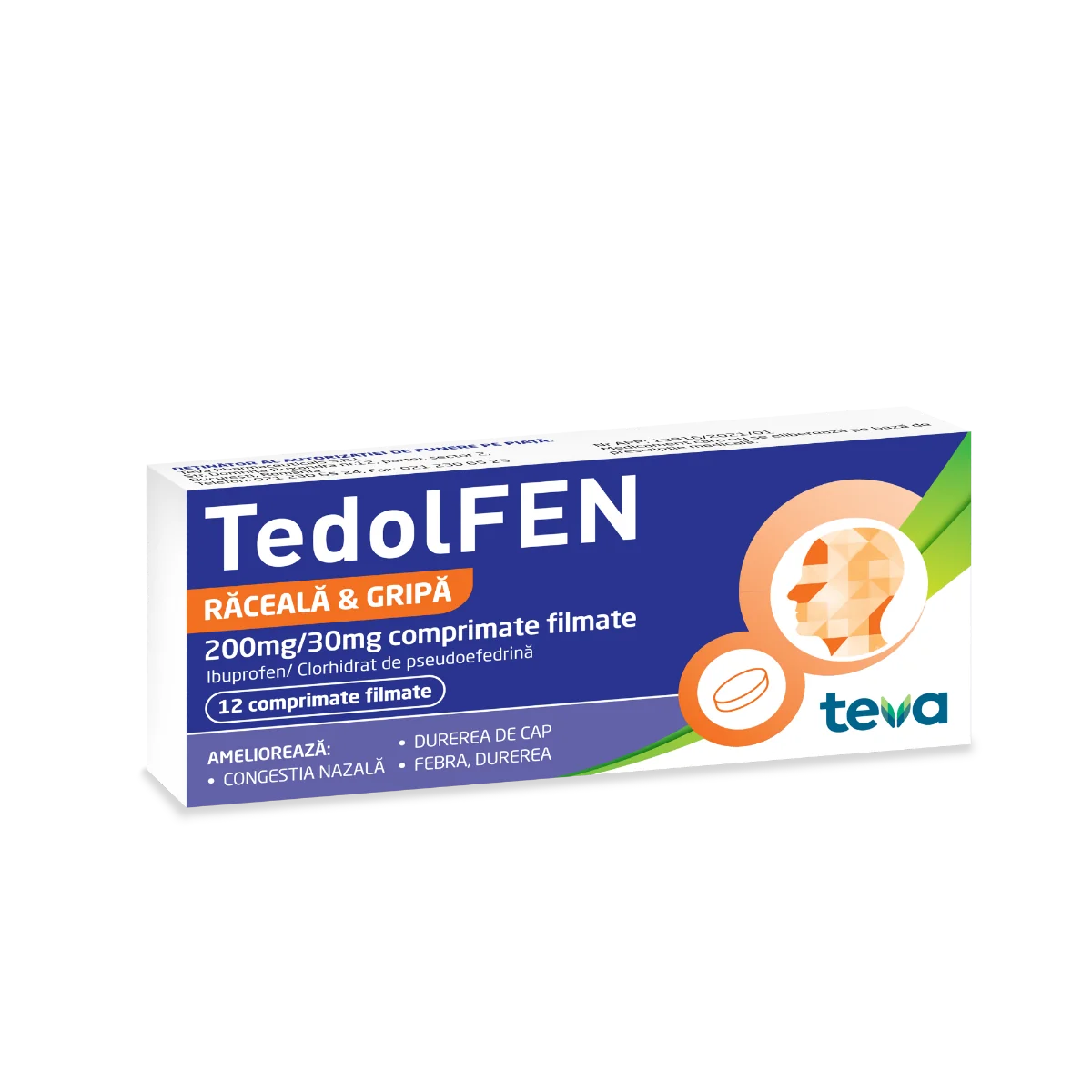 Tedolfen, 12 comprimate, Teva