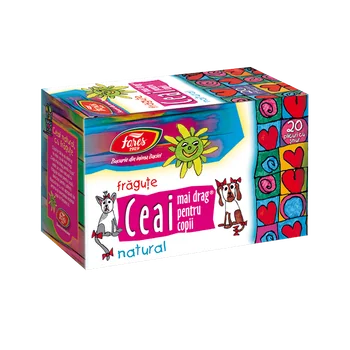 Ceai mai drag pentru copii cu Vitamina C, 20 plicuri, Fares