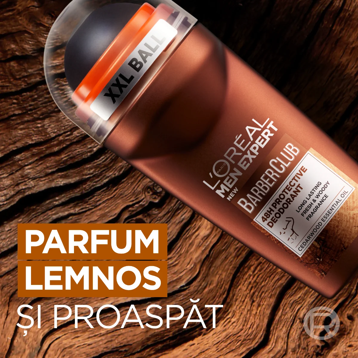 Antiperspirant roll-on Barber Club, 50ml, L'oreal Men Expert