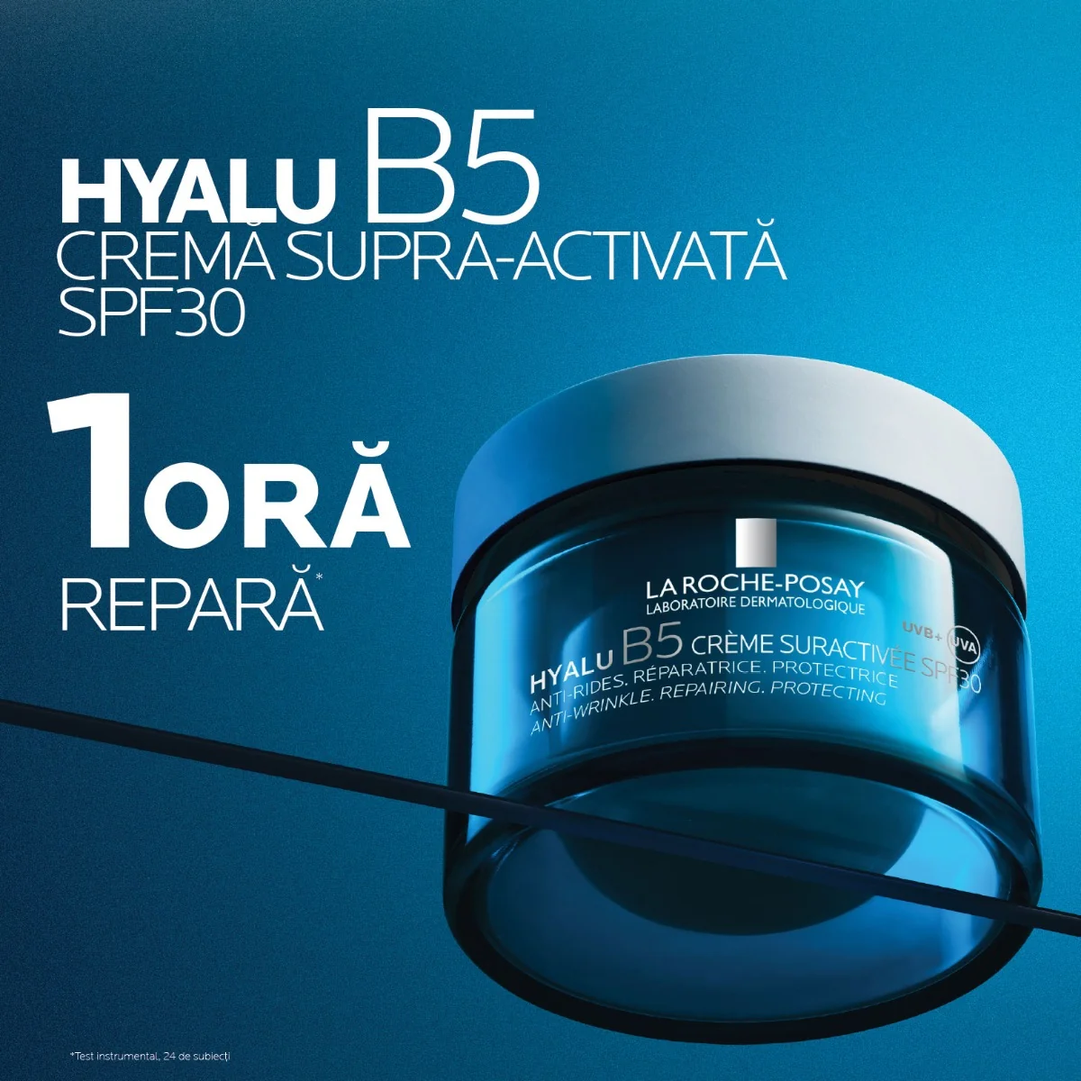 Rezerva crema Supra-Activata cu Acid Hialuronic Hyalu B5, 50ml, La Roche-Posay