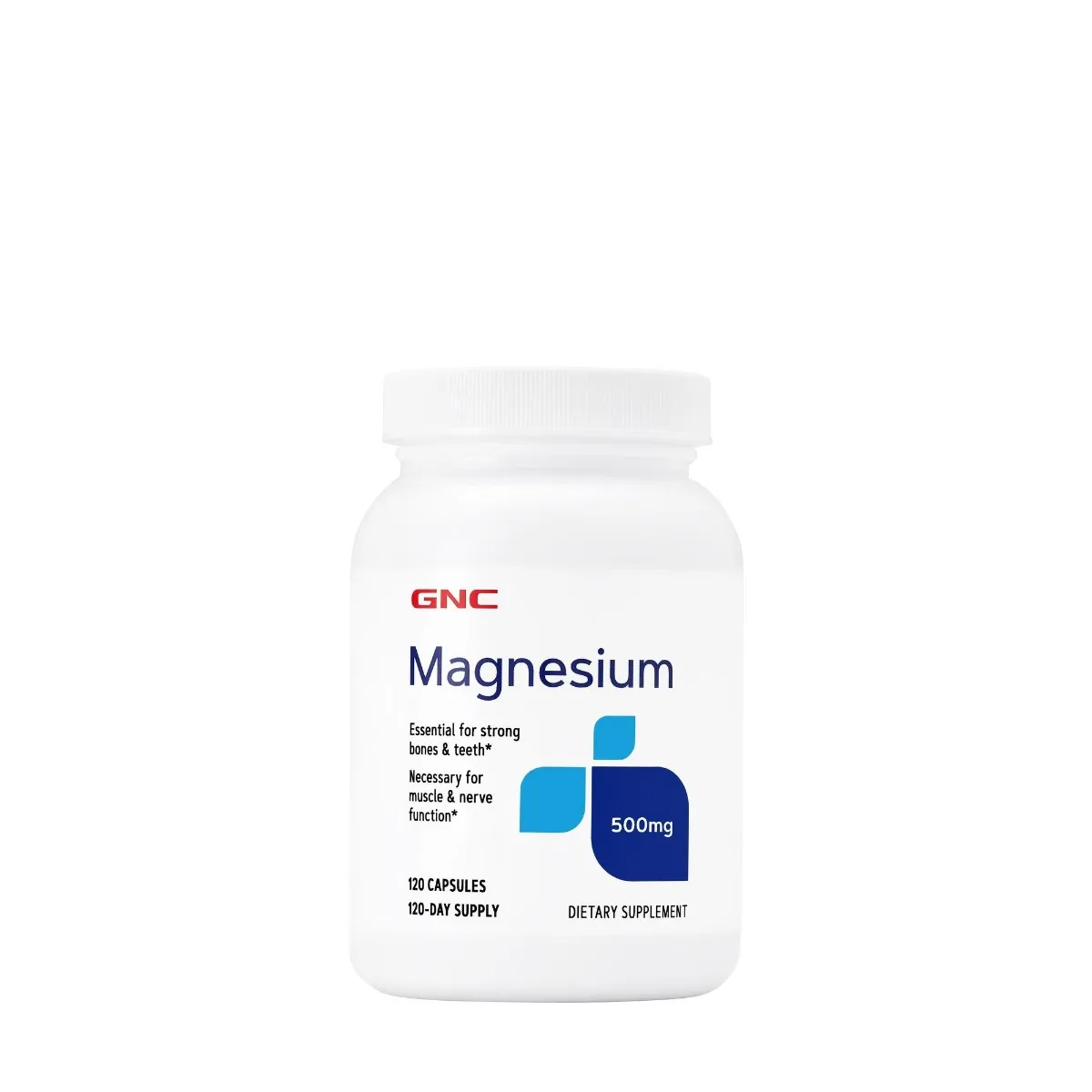 Magneziu 500 mg, 120 capsule, GNC
