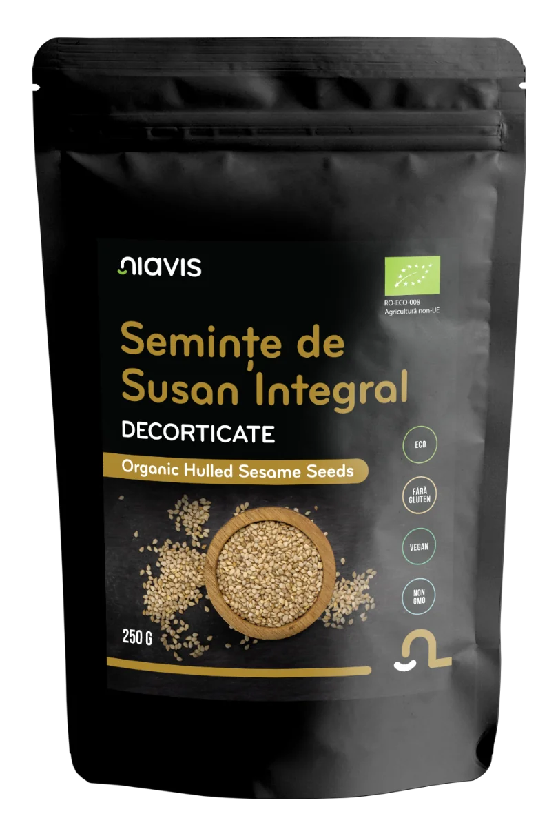Seminte de susan integral ecologice, 250g, Niavis