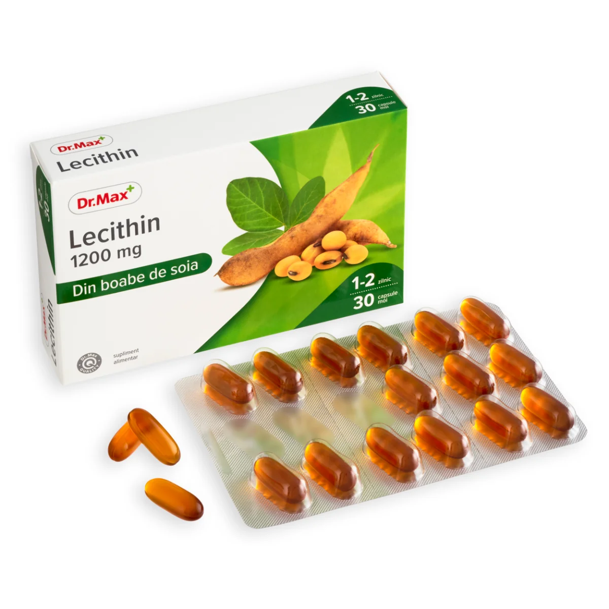 Dr. Max Lecitina 1200mg, 30 capsule moi