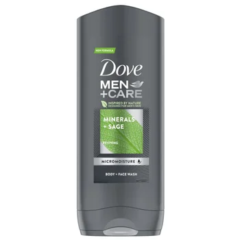 Gel de dus Men+Care Minerale si Salvie, 400ml, Dove