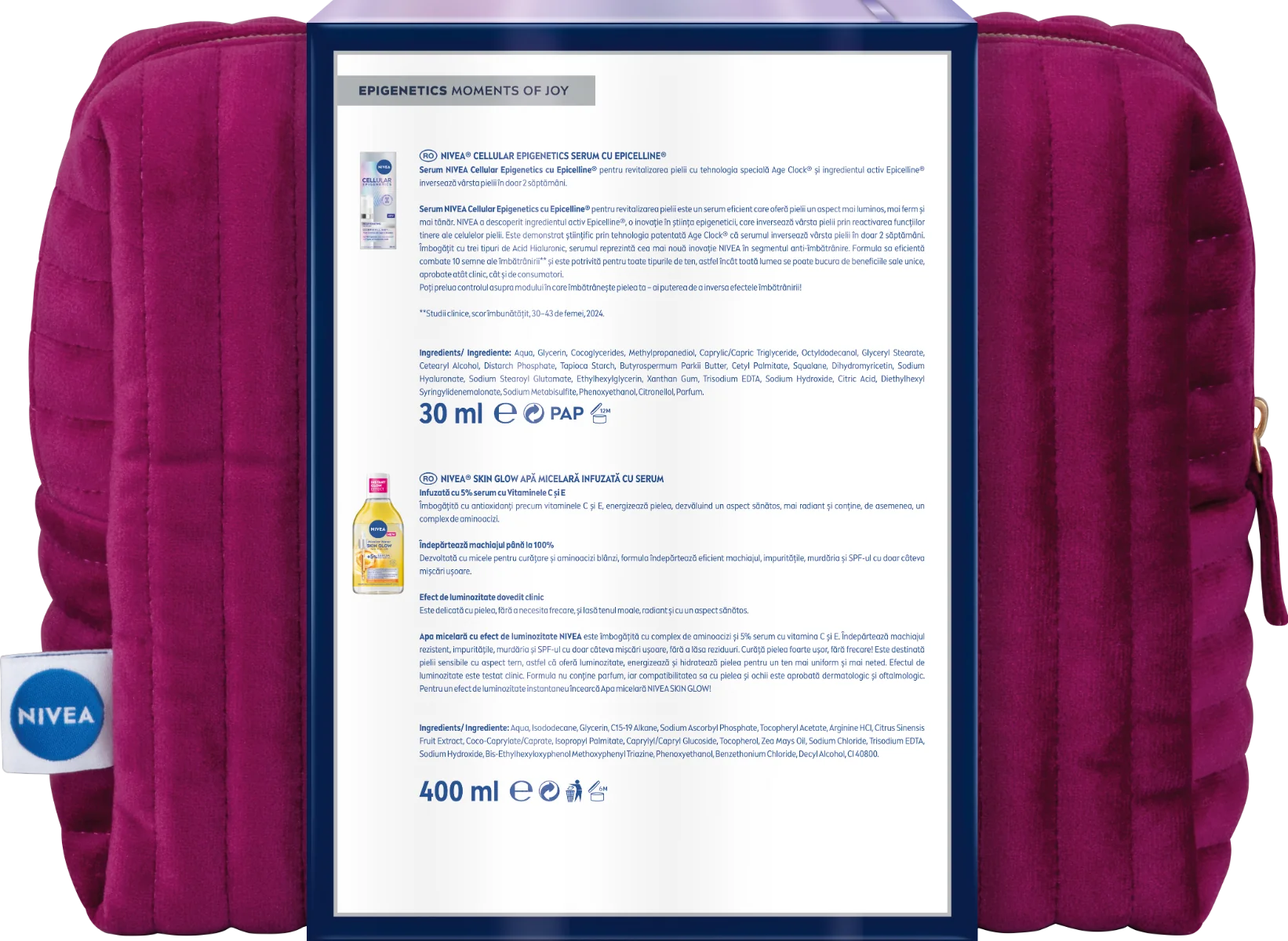 Set cadou Epigenetics Glamour, 1 bucata, Nivea