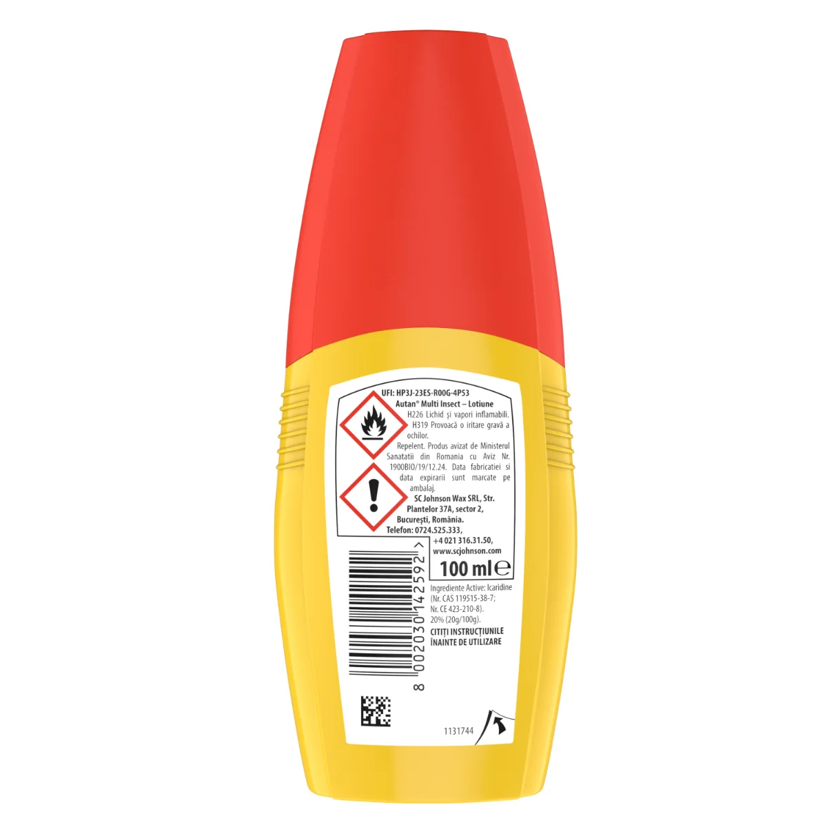 Lotiune Multi-insect impotriva capuselor si tantarilor, 100ml, Autan
