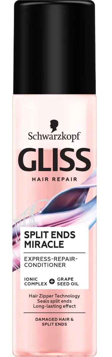 Tratament balsam Expres Split Hair Miracle pentru par deteriorat si varfuri despicate, 200ml, Gliss