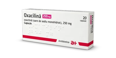 Oxacilina 250mg, 20 capsule, Antibiotice