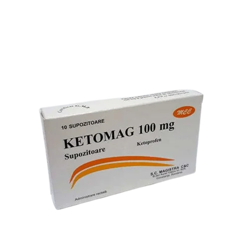 Ketomag 100mg, 10 supozitoare, Magistra