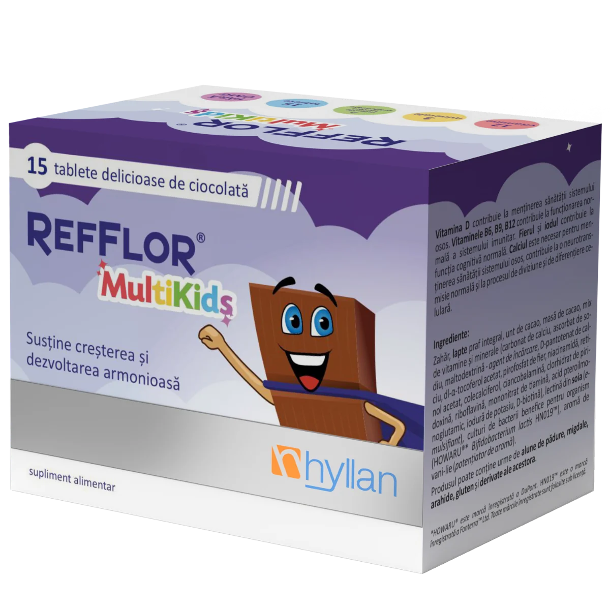 Refflor Multikids, 15 tablete, Hyllan