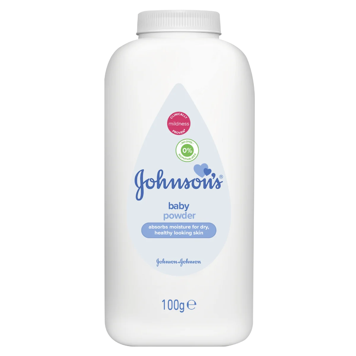 Pudra de talc sterilizata, 100g, Johnson&Johnson