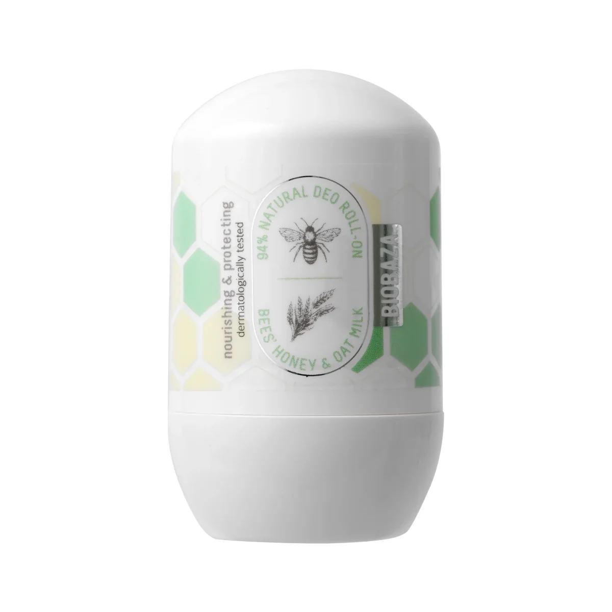 Deodorant roll-on cu extract de miere si ovaz, 50ml, Biobaza