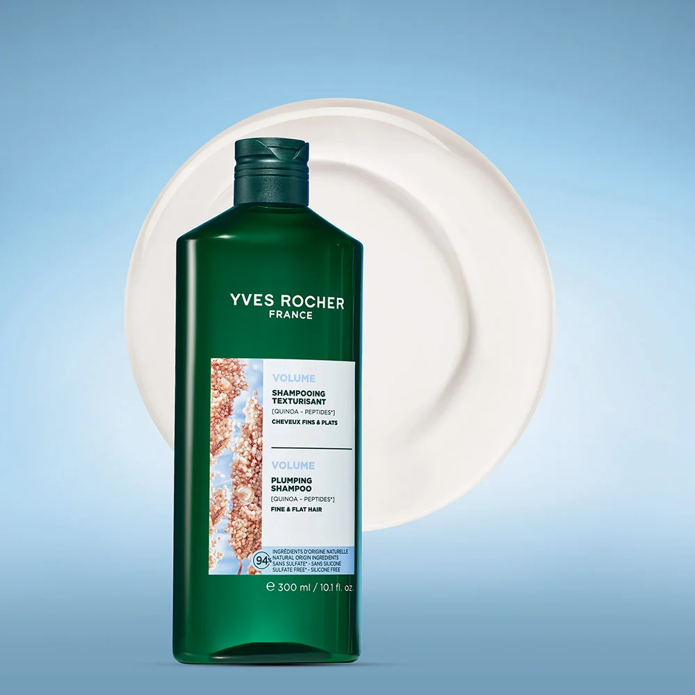 Sampon pentru volum cu Peptide de Quinoa Botanical, 300ml, Yves Rocher