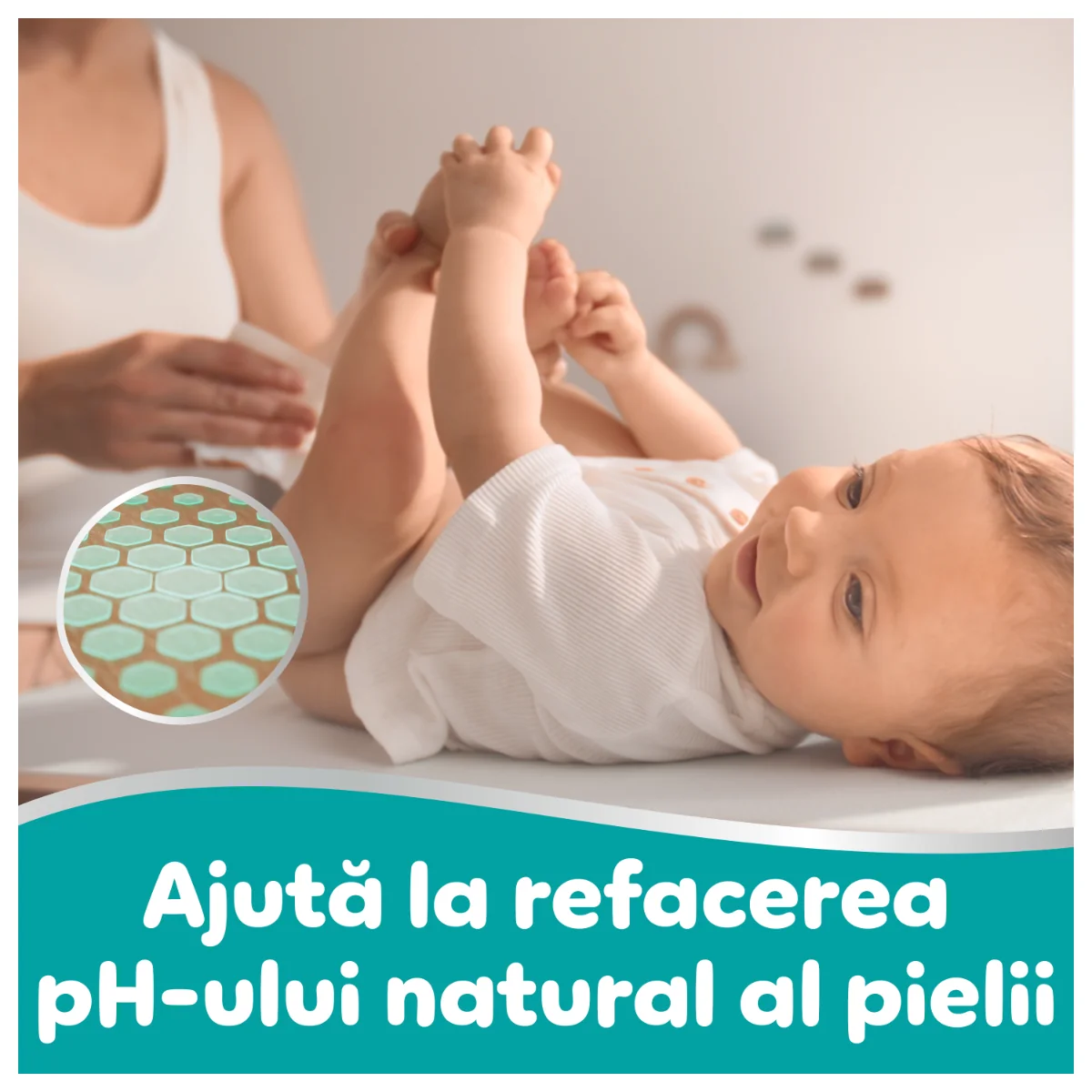 Servetele umede 99% apa cu lotiune usoara, 360 bucati, Pampers