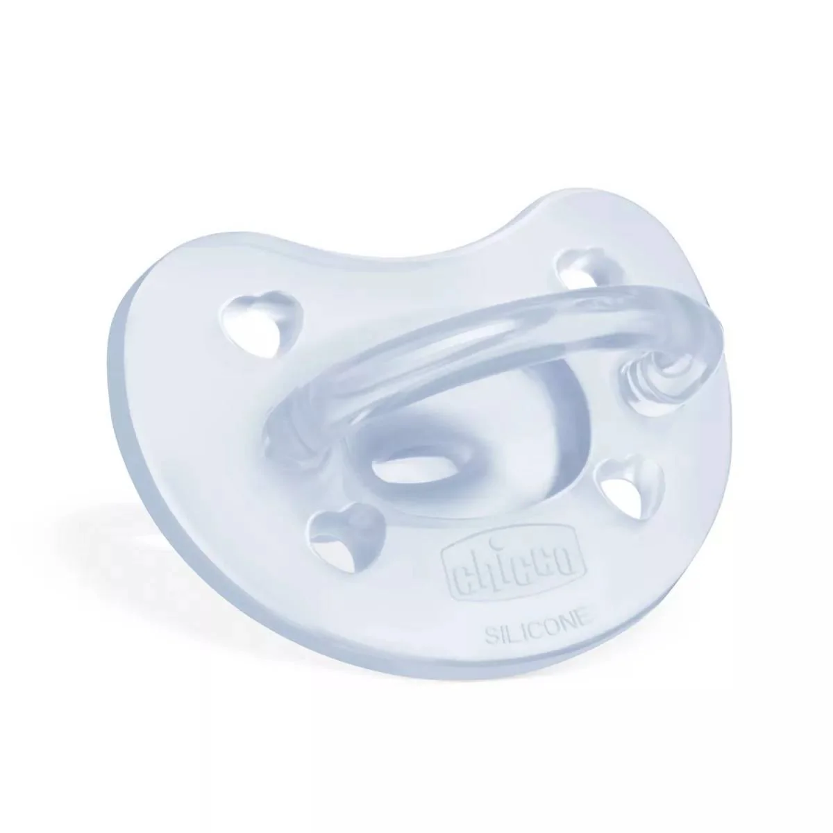 Suzeta anatomica din silicon PhysioSoft 0-6 luni Bleu, 1 bucata, Chicco